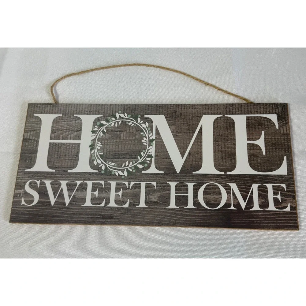 NEW Home Sweet Home Wooden Wall Sign 12.5